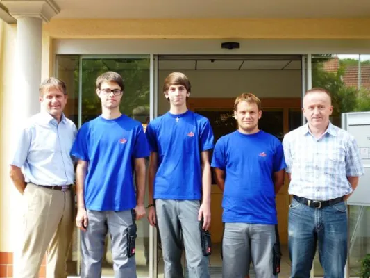 Bild: Beginn der Berufsausbildung - vier neue Azubis bei Betz