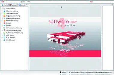Fabriksoftware für iMac und iPad Bild: Fabriksoftware für iMac und iPad