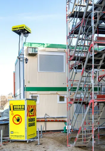 Bild: Baucontainer zuverlässig vor Einbruch schützen
