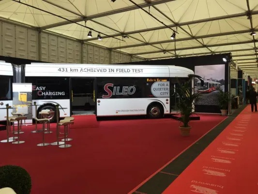 Bild: MEDIA IN RES unterstützt Premiere von Sileo auf der Busworld 2015