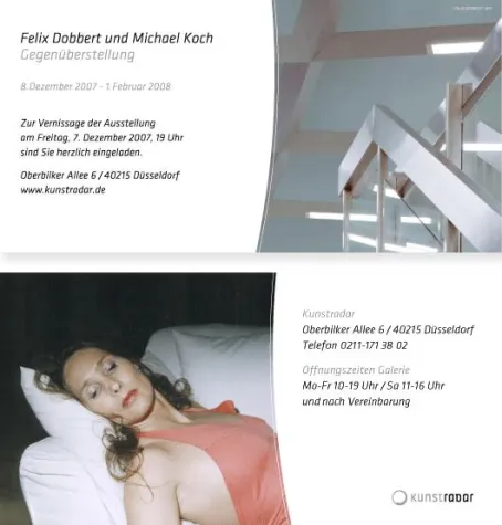 Bild: kunstradar zeigt: Gegenüberstellung