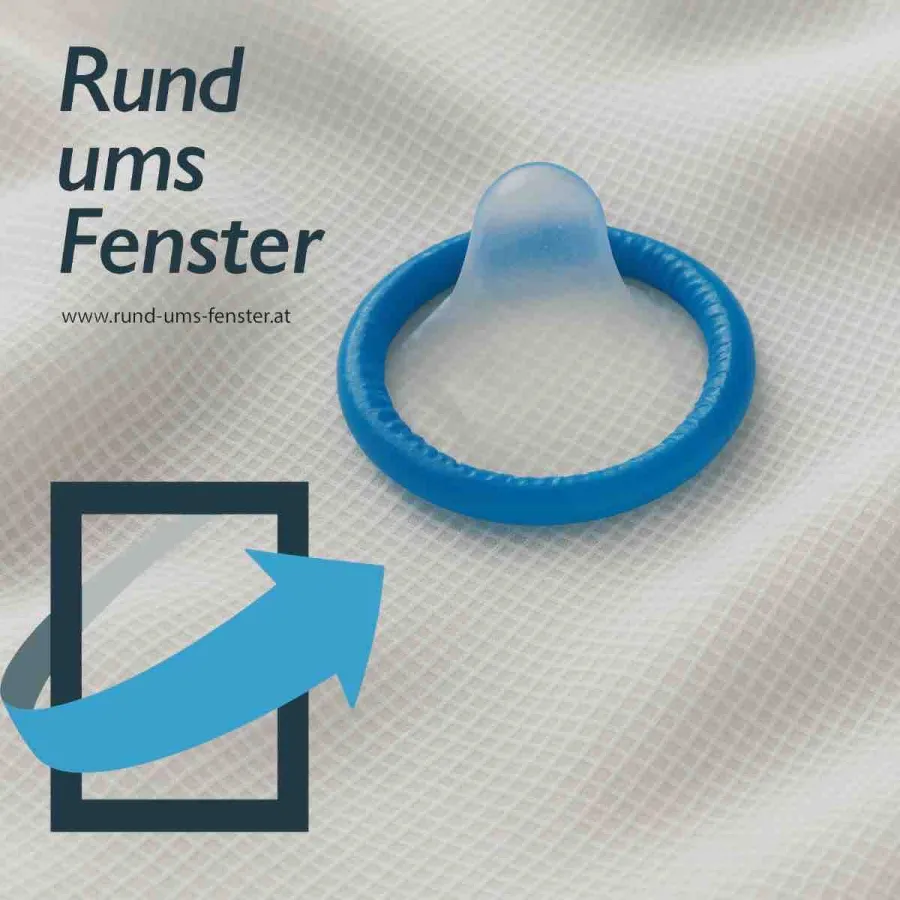 Nicht ohne. Auch nicht am Fenster. (© Rund ums Fenster / Creative Visual Concept by Nikolay Krastanov)