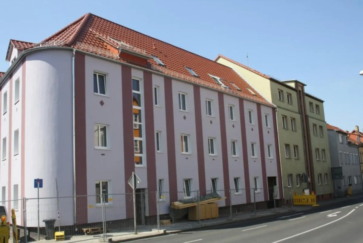 Die Bismarckstraße 62 in Delitzsch wird bis August 2017 komplett erneuert.