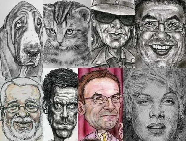 Bild: Karikaturist Amelkin: die positive lebensverlängernde Wirkung der Karikaturtherapie