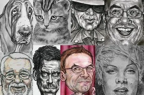 Karikaturist Amelkin: die positive lebensverlängernde Wirkung der Karikaturtherapie Bild: Karikaturist Amelkin: die positive lebensverlängernde Wirkung der Karikaturtherapie