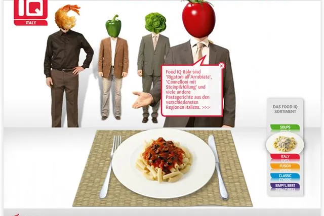 Bild: Food IQ - Homepage für intelligentes Essen