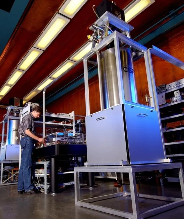 Die Fontäne Atomuhren der Physikalisch-Technische Bundesanstalt (PTB) Braunschweig