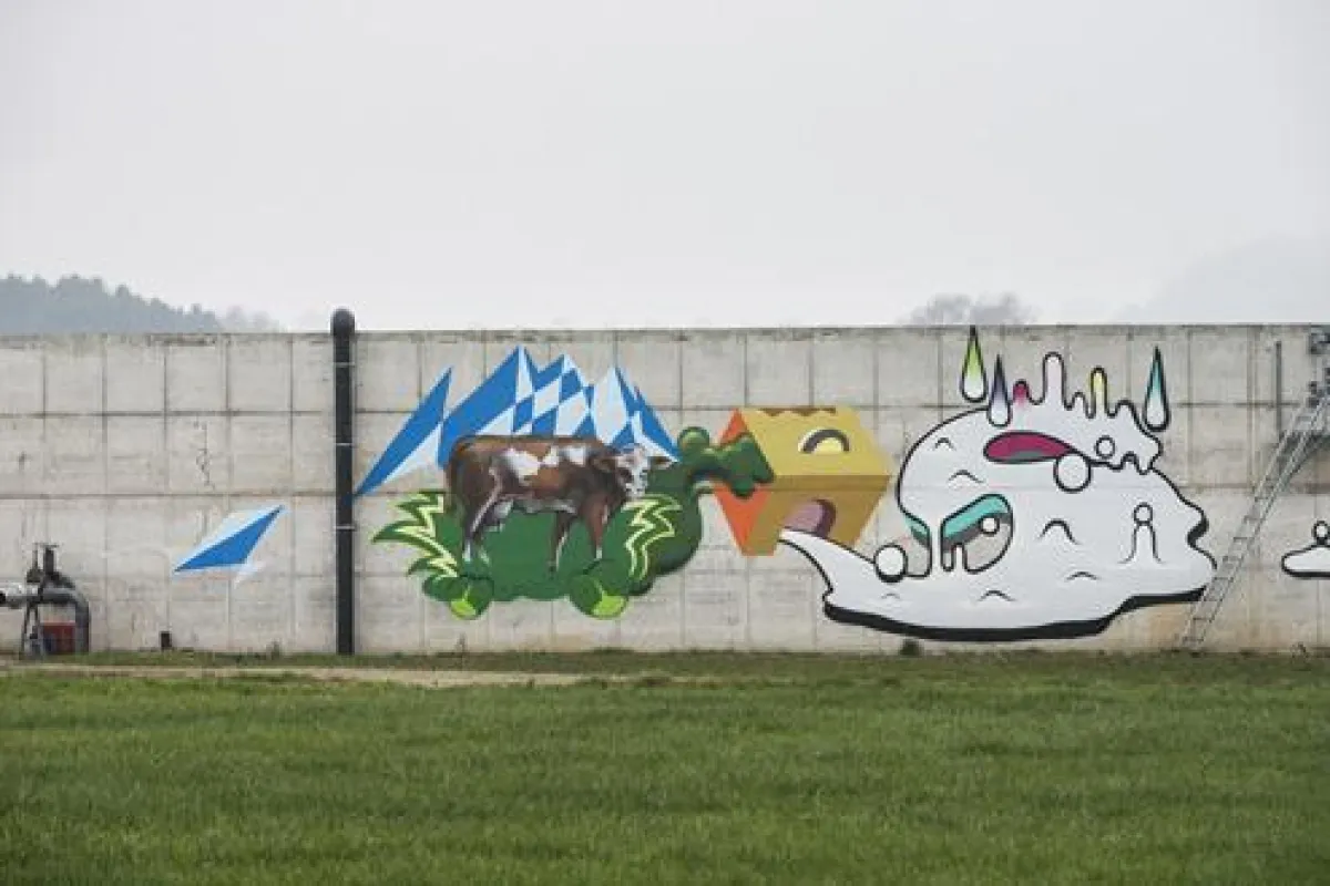 Bild: Das Werk des renommierten Graffiti-Künstler Daniel Man alias Codeak. Bildquelle: LVBM