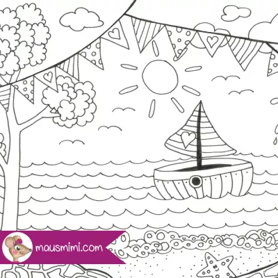 Bild: Ausmalbilder für Kinder und Erwachsene