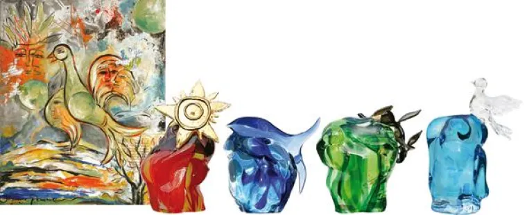 Bild: "Vier Elemente" - Sonderausstellung Dagmar Glemme