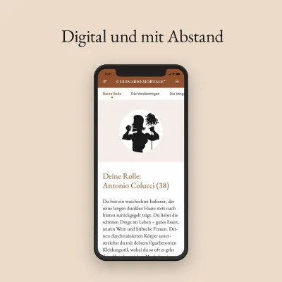Bild: Serviere zum Essen einen Mord! In Corona-Zeiten die Online-Dinner-Spiele von Culinario Mortale spielen