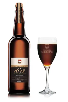 Bild: Neue Marke für Bio-Gourmetbier: IDEENHAUS entwickelt Premium-Marke „1628“ für Neumarkter Lammsbräu