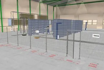Bild: 3D-Planungslösung mit Schutzzaun-Funktionalität