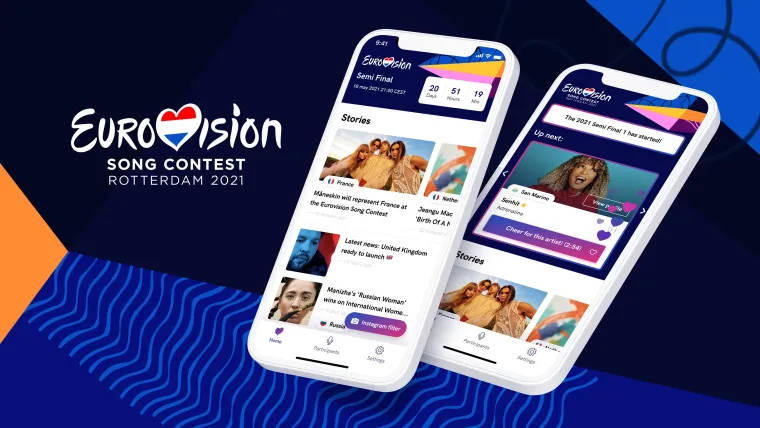Bild: OFFIZIELLE EUROVISION SONG CONTEST APP ERWEITERT UM INTERAKTIVES JUBEL FEATURE