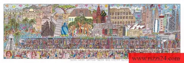 Bild: Neue Arbeit von Top-Künstler James Rizzi