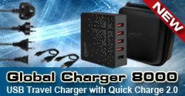 Bild: Charging up to 75 % Faster – with ARCTIC Quick & Global Charger 8000