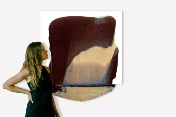 Bild: Farbe läuft über Form - GRIETEKE stellt im Art-Eck Solingen aus