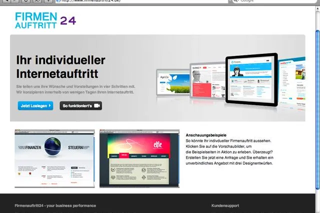 Firmenauftritt24 bietet Firmen faire Marketinglösungen Bild: Firmenauftritt24 bietet Firmen faire Marketinglösungen