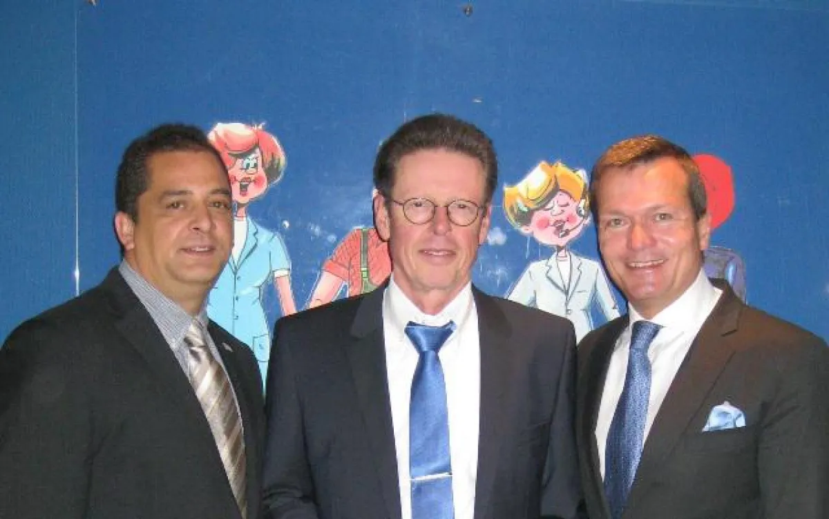 von l. nach r.: Luis da Silva, Klaus Fromm, Oliver Munzel