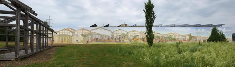 Neues Fenster in die Vergangenheit: Die römische Panoramawand in Güglingen Bild: Neues Fenster in die Vergangenheit: Die römische Panoramawand in Güglingen