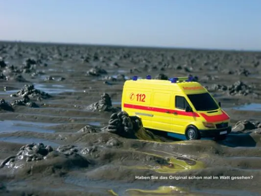 Bild: Herzinfarkt im Watt vor Büsum - Mängel im Rettungssystem