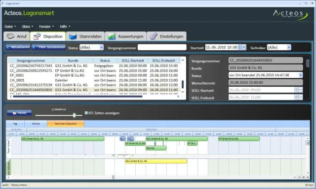 Acteos unterstützt mit SaaS-Lösung Betriebe bei der Steuerung von Außendiensteinsätzen Bild: Acteos unterstützt mit SaaS-Lösung Betriebe bei der Steuerung von Außendiensteinsätzen