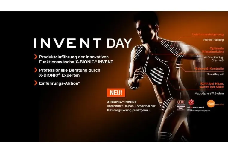 X-BIONIC® weltmeisterlich unterwegs: Deutschland Tournee mit 62 Auftritten zur INVENT-Produkteinführung Bild: X-BIONIC® weltmeisterlich unterwegs: Deutschland Tournee mit 62 Auftritten zur INVENT-Produkteinführung