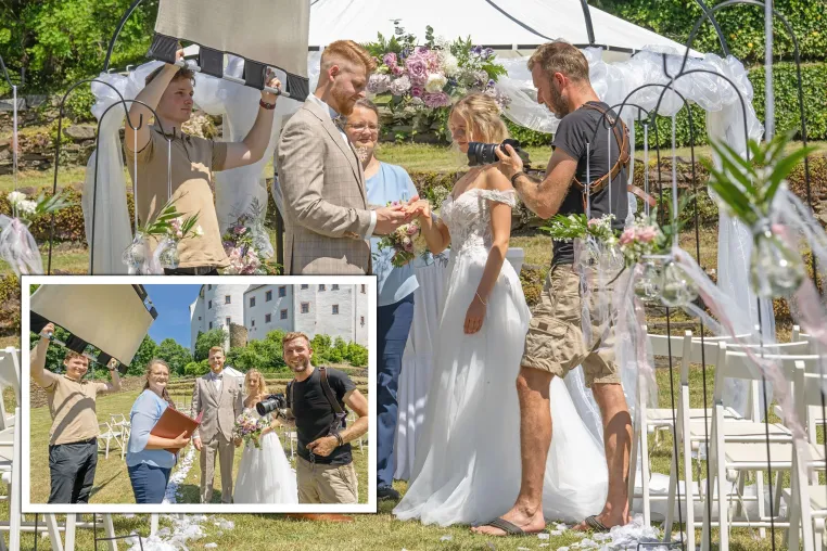 Behind-the-Scenes: Atelier LICHTECHT setzt neue Hochzeits-Trends auf Burg Scharfenstein in Szene Bild: Behind-the-Scenes: Atelier LICHTECHT setzt neue Hochzeits-Trends auf Burg Scharfenstein in Szene