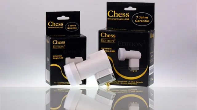 Bild: Chess Edition³ Universal-LNB mit 7 Jahren Garantie - Die neue Generation des Testsiegers