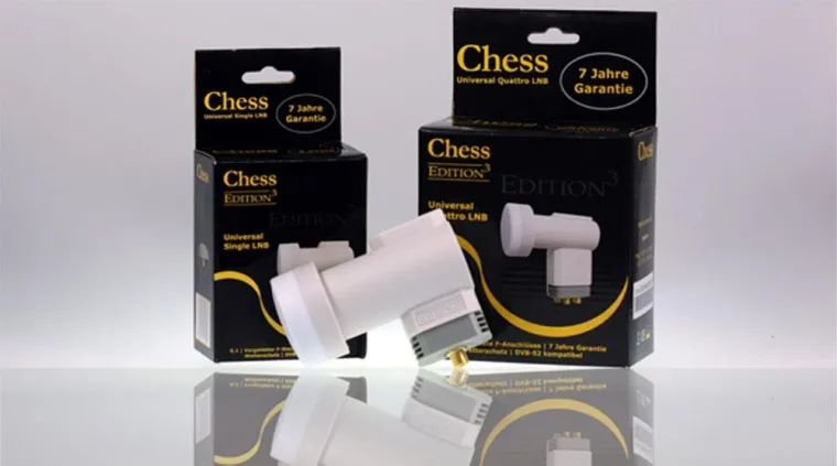 Bild: Chess Edition³ Universal-LNB mit 7 Jahren Garantie - Die neue Generation des Testsiegers