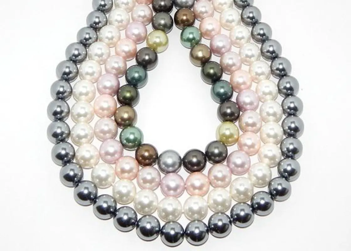 Muschelekernperlen-Schmuck