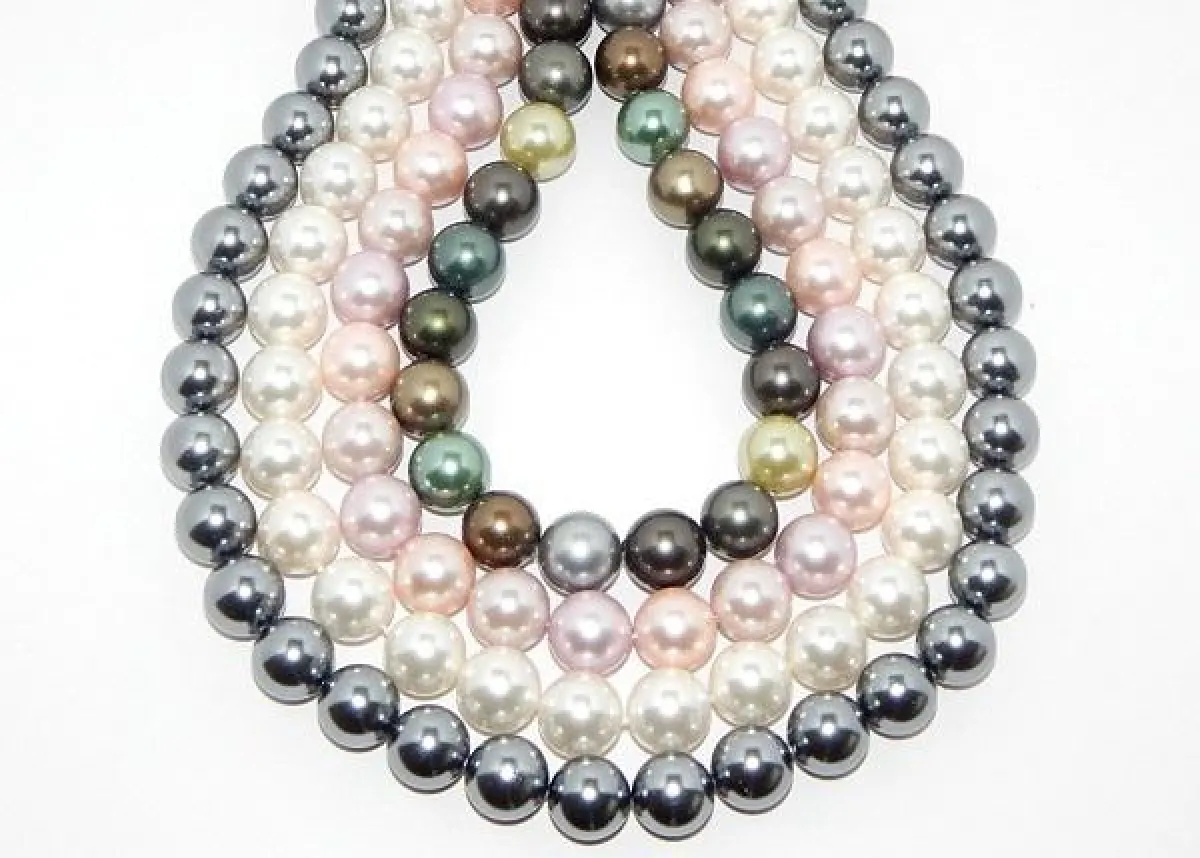 Muschelekernperlen-Schmuck