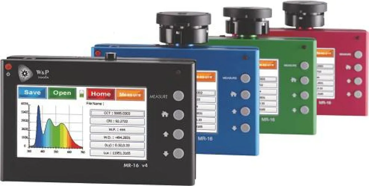 CCD-Mikro-Spektrometern mit Glasfaseranschluss (schwarzes Modell) bzw. Integrating Sphere (c) i-sft