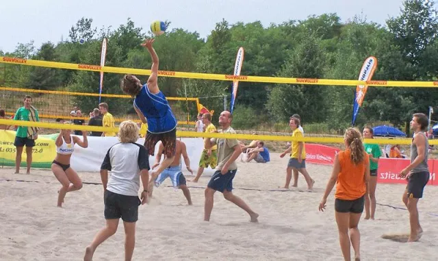 Bild: SFBeach-BARMER-Firmencup 2007 - DER Beachvolleyballcup für Lausitzer Unternehmen
