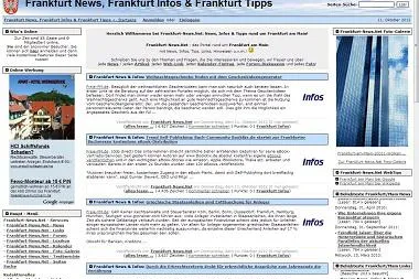 Bild: Frankfurt-News.Net nach Relaunch mit neuer Foto-Galerie online