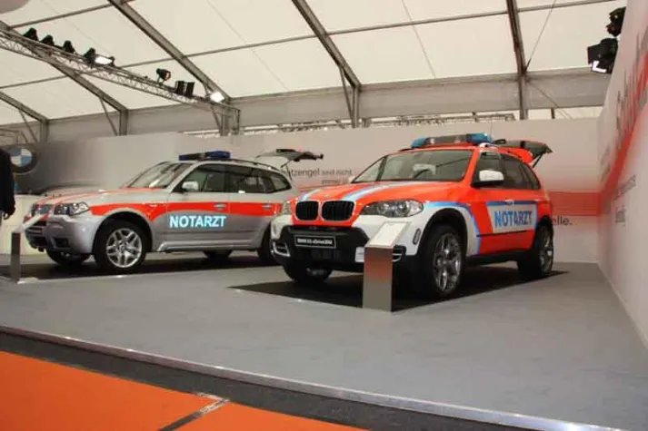 Bild: GS Eventbüro konzipierte Messestand auf der RETTmobil