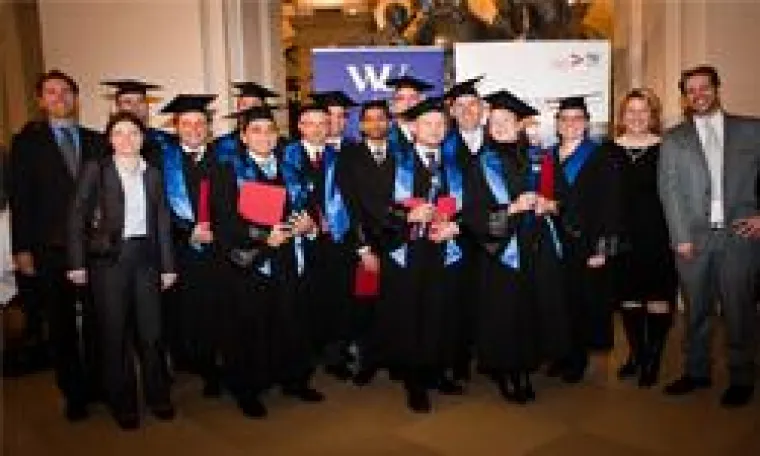 Graduierung des dritten Durchgangs des Professional MBA Entrepreneurship & Innovation Bild: Graduierung des dritten Durchgangs des Professional MBA Entrepreneurship & Innovation