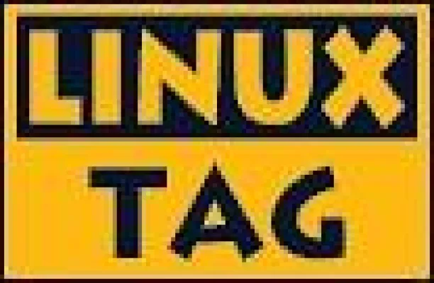 Bild: metas referiert auf dem 14. LinuxTag in Berlin