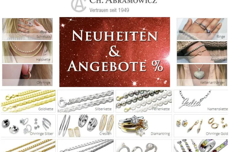Bild: CH. Abramowicz - der neue Schmuck-Katalog ist