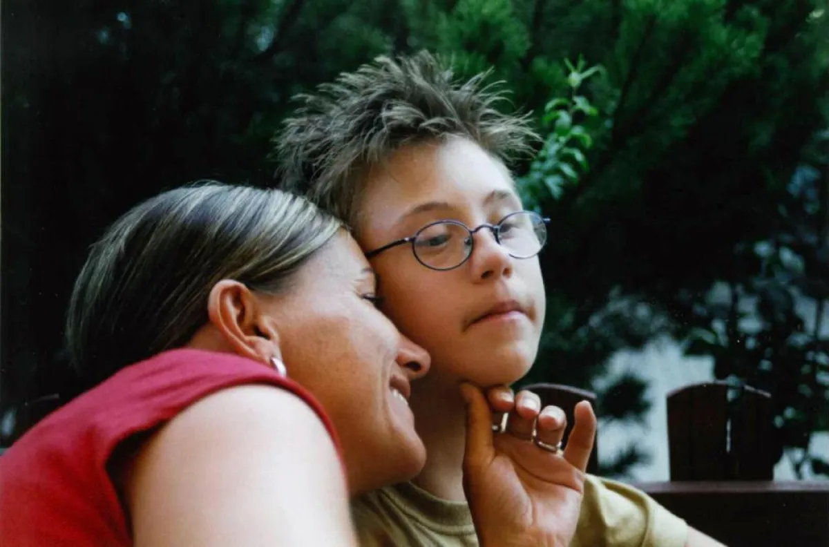 Dustin und seine Mutter