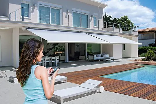 Bild: Soundmarkise mit neuer Bluetooth-Technik von markilux