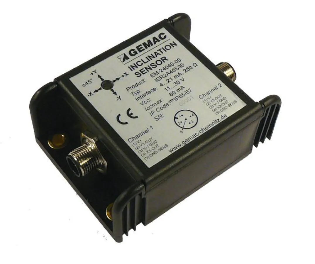 Messeneuheit zur Hannover Messe und Bauma 2010: SIL3-zertiizierter Neigungssensor