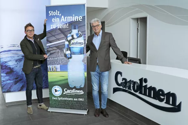Bild: Spitzenteams aus OWL: Carolinen unterstützt Arminia Bielefeld auch in der Bundesliga