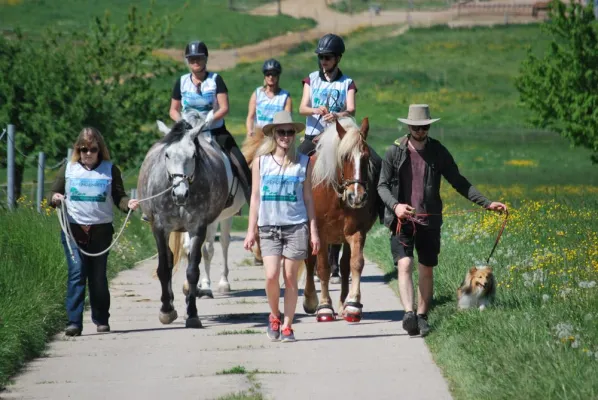 Spendenritt 2018 - 4. bundesweiter Spendenritt zugunsten Pferdegestützter Interventionen am 5./6. Mai 2018 Bild: Spendenritt 2018 - 4. bundesweiter Spendenritt zugunsten Pferdegestützter Interventionen am 5./6. Mai 2018