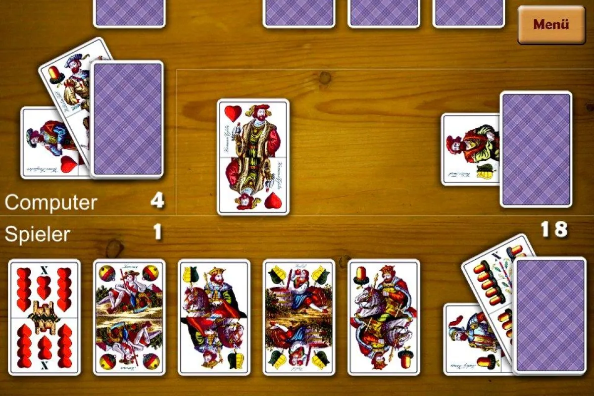 Schnopsen HD - mit doppeldeutschen Karten am iPhone schnapsen