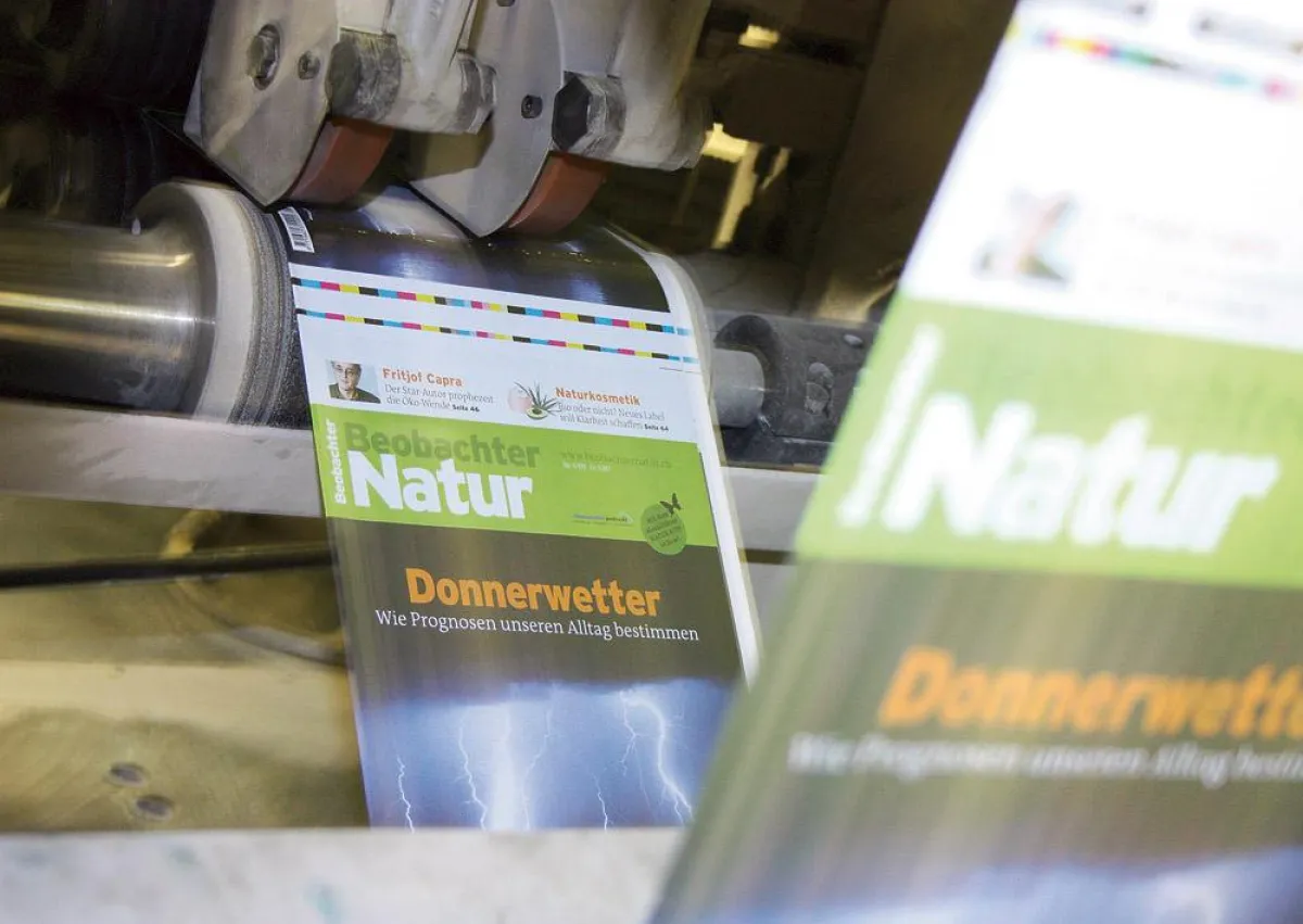 Der erste klimaneutral gedruckte Beobacher 