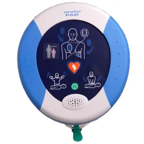 Bild: Defibrillatoren retten Leben. Jeder kann es - HeartSine Samaritan AED PDU 400, PAD 300P, PAD 500P