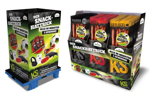 Bild: Snack Hattrick zur Fußball WM: Kabanos K’s Promotion mit Gewinnspiel und Limited Edition