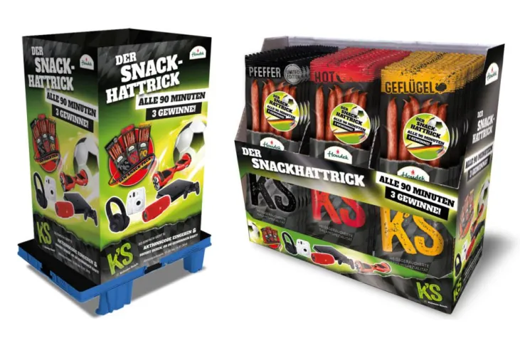 Bild: Snack Hattrick zur Fußball WM: Kabanos K’s Promotion mit Gewinnspiel und Limited Edition