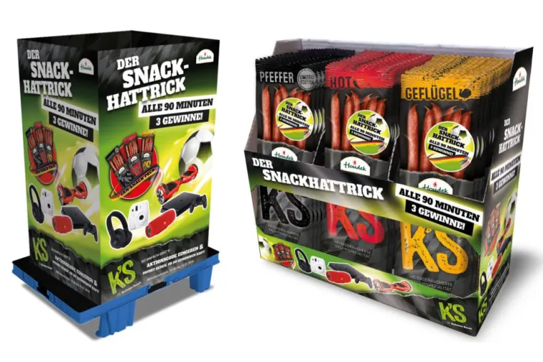 Bild: Snack Hattrick zur Fußball WM: Kabanos K’s Promotion mit Gewinnspiel und Limited Edition